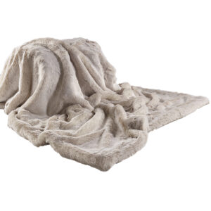 Pälspläd "Beige Alaska" – Grevinnans Butik & Inredning
