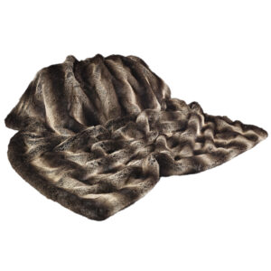 Pälspläd "Dark Brown Alaska" – Grevinnans Butik & Inredning