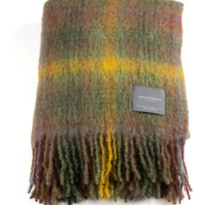 Pläd "Moss & Mustard Check" – Grevinnans Butik & Inredning