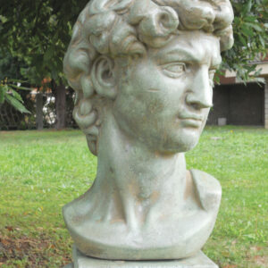 Staty "Davids head Carrara" – Grevinnans Butik & Inredning
