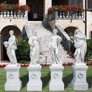 Staty "Quattro Stagioni Carrara" – Grevinnans Butik & Inredning